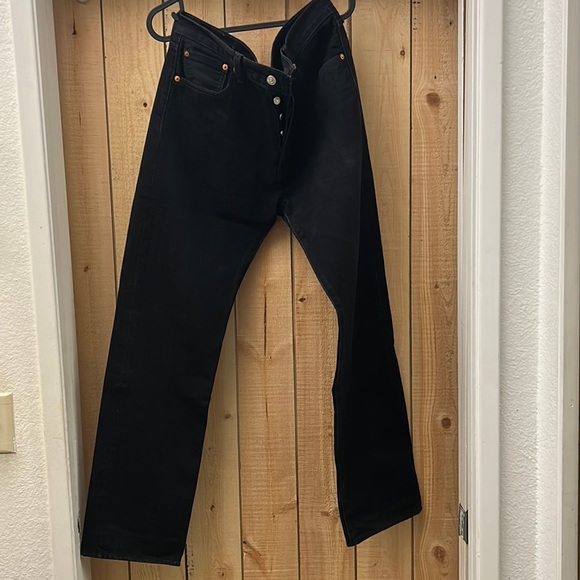 Levi’s 501 Black Fly Button - Picture 1 of 9